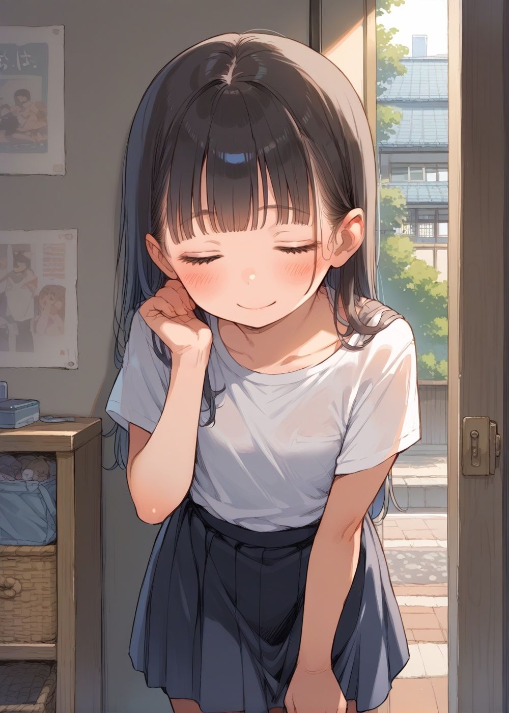 つるぺたちゃん はじめての性教育 - サンプル画像 2