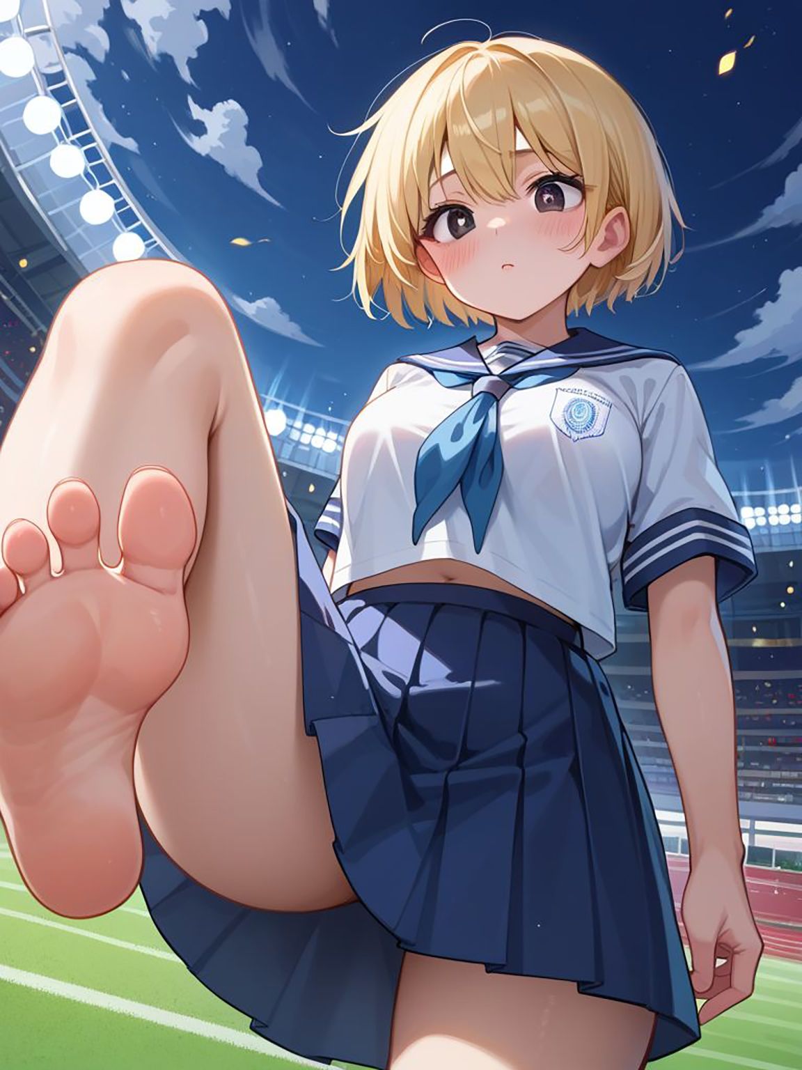 星野かなこ JKグラドル＆裏画像 - サンプル画像 1