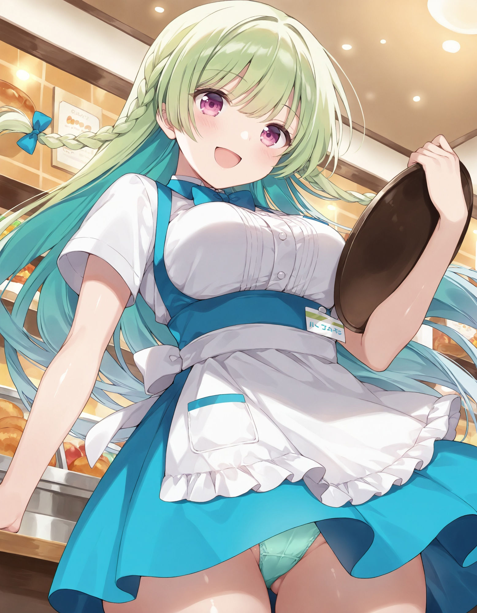 ウェイトレスのパンチラ - サンプル画像 5