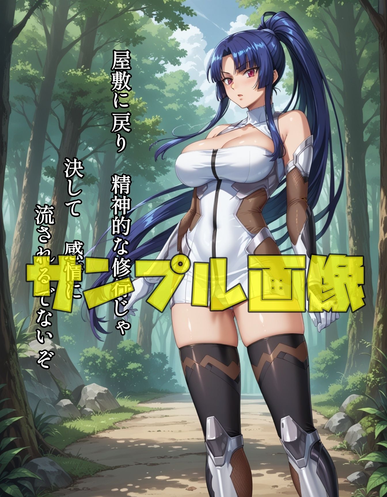 対魔忍さんの精神的修行 - サンプル画像 1
