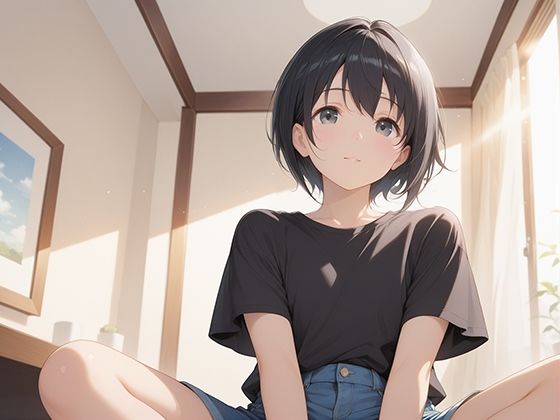 日焼けしたボーイッシュな妹を犯● - サンプル画像 1