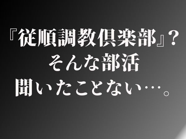 従順調教倶楽部へようこそ！ - サンプル画像 2