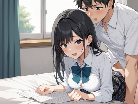 ノーブラで学校に来てしまったクラスメイトの穴奉仕 - サンプル画像 2