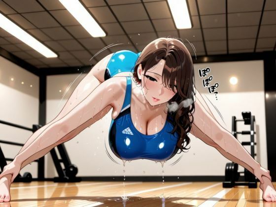 人妻スポブラ裂かれ、スパッツ破られ、ジムで即ハメ。〜「破かないで…っ、でも…止めて…」〜 - サンプル画像 7