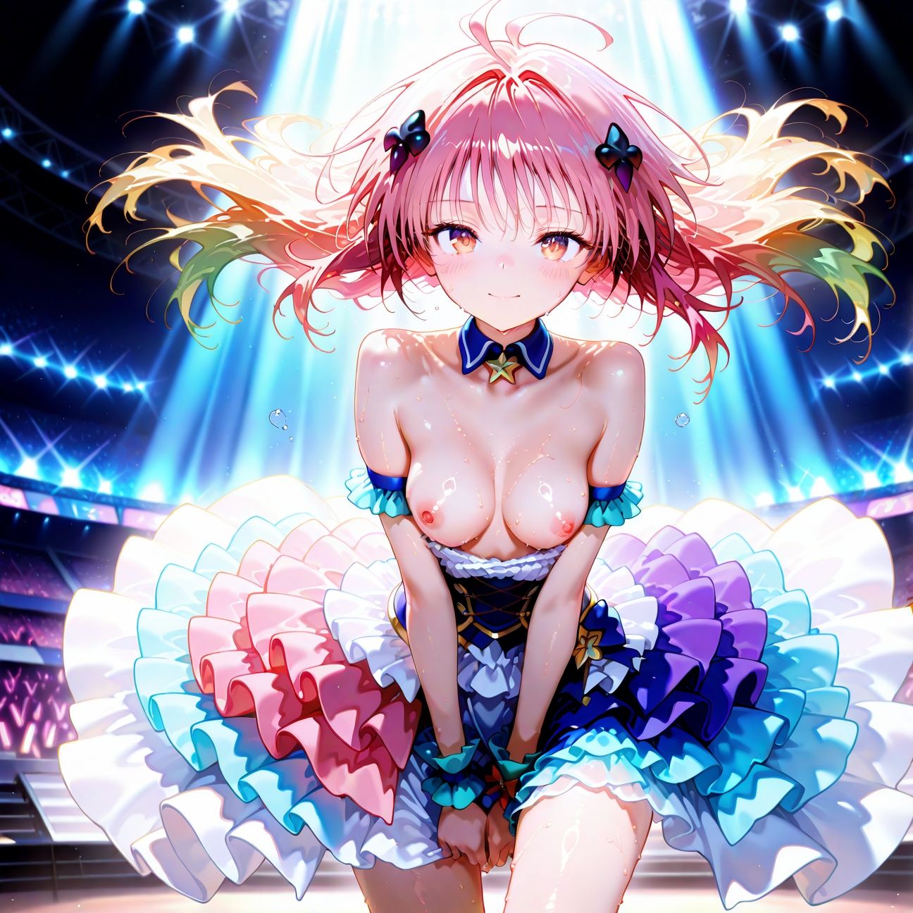 【Part3】JKアイドルコンサートで公開オナニー！☆自慢の竿で持ち帰りエッチ - サンプル画像 2