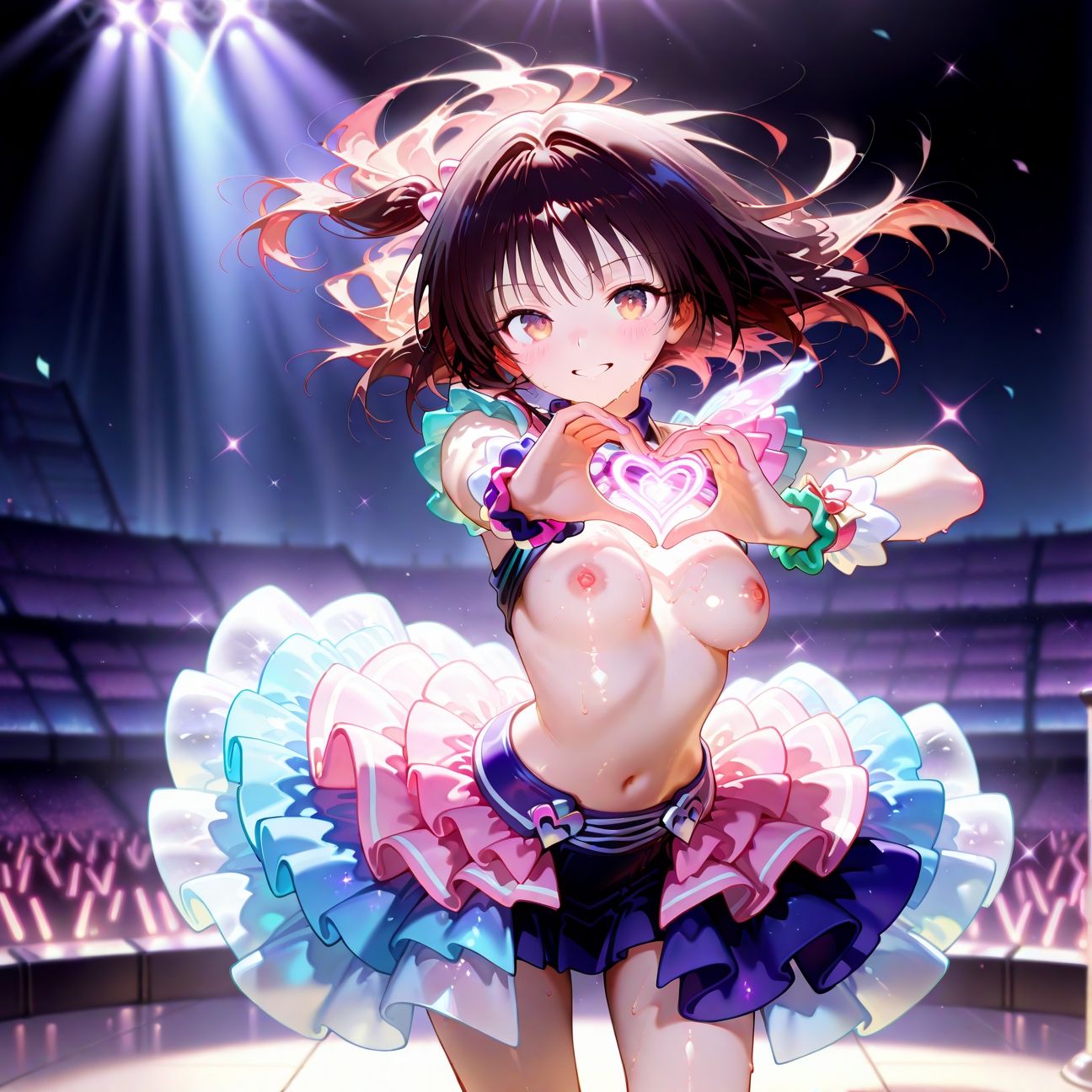 【Part6】JKアイドルコンサートで公開オナニー！☆自慢の竿で持ち帰りエッチ - サンプル画像 3
