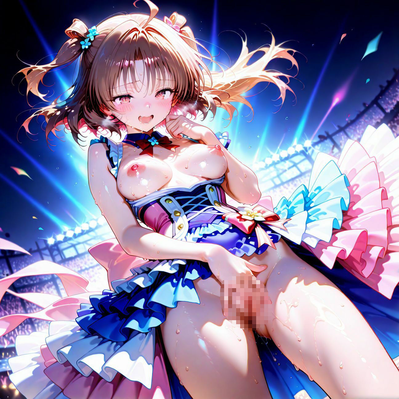 【Part6】JKアイドルコンサートで公開オナニー！☆自慢の竿で持ち帰りエッチ - サンプル画像 4
