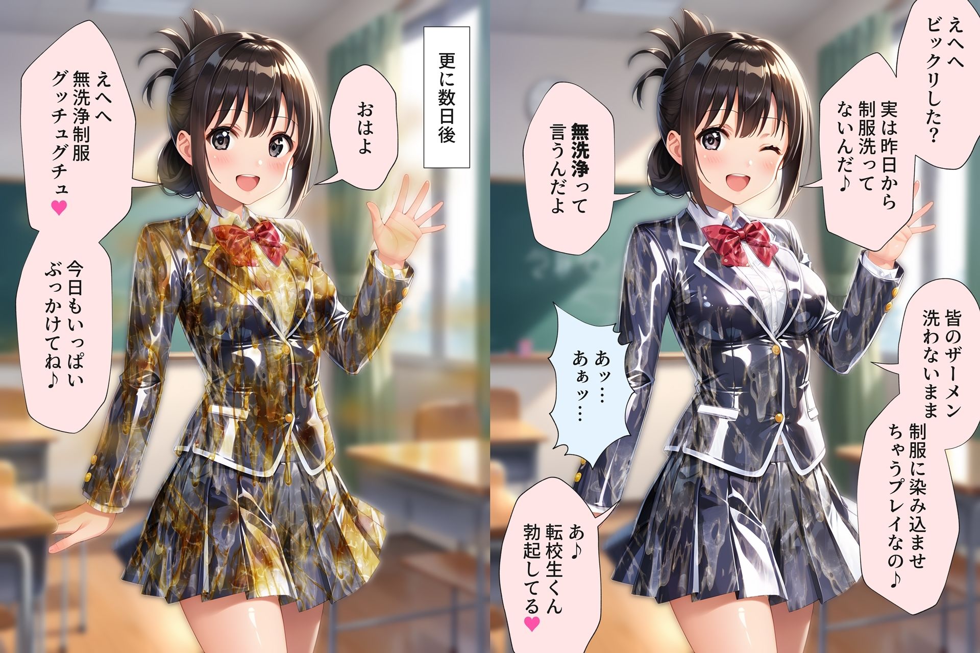 ぶっかけ性処理委員長 - サンプル画像 4