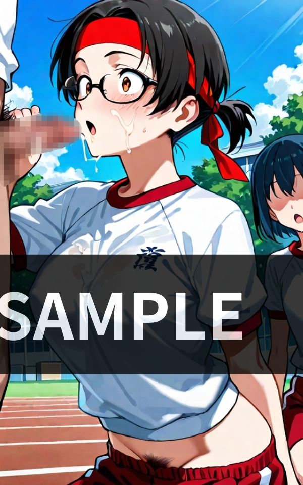 借り物競走でまさかのお題 ザーメン出ましたw - サンプル画像 1