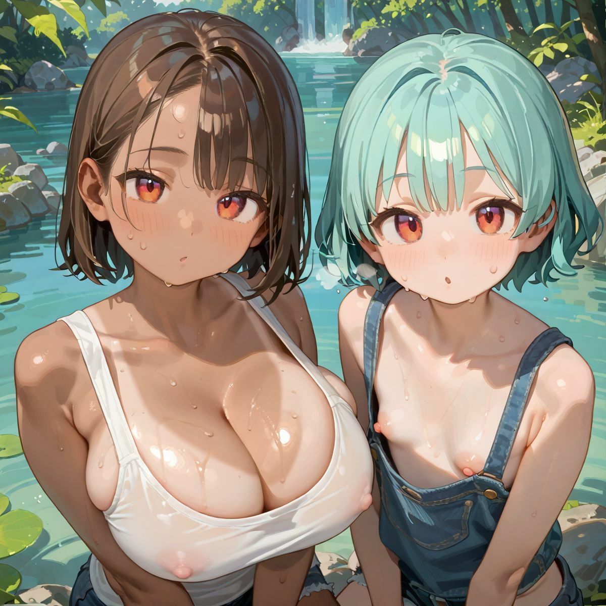 爆乳ギャルと田舎で子作りハーレム生活01 - サンプル画像 6