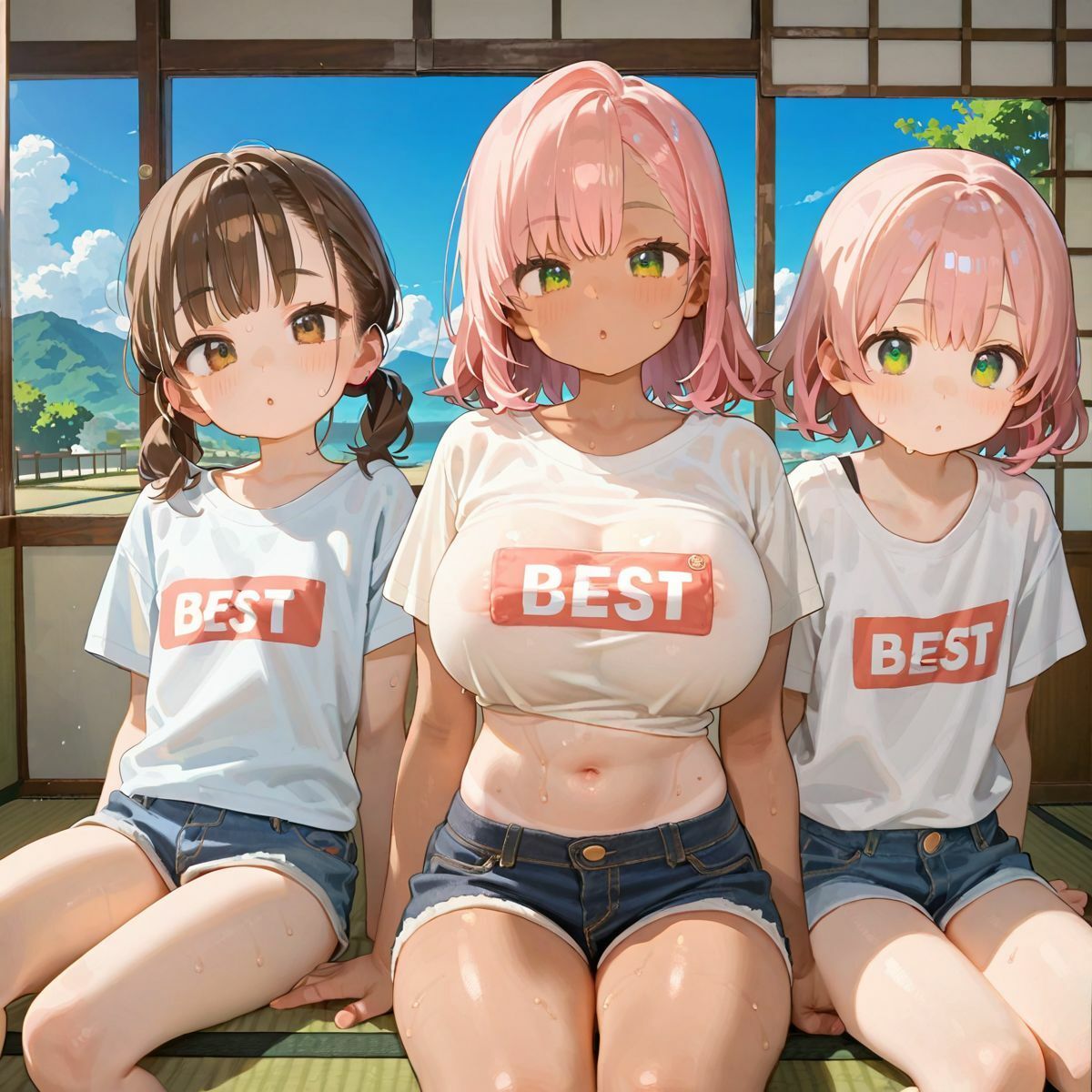 爆乳ギャルと田舎で子作りハーレム生活05 - サンプル画像 3