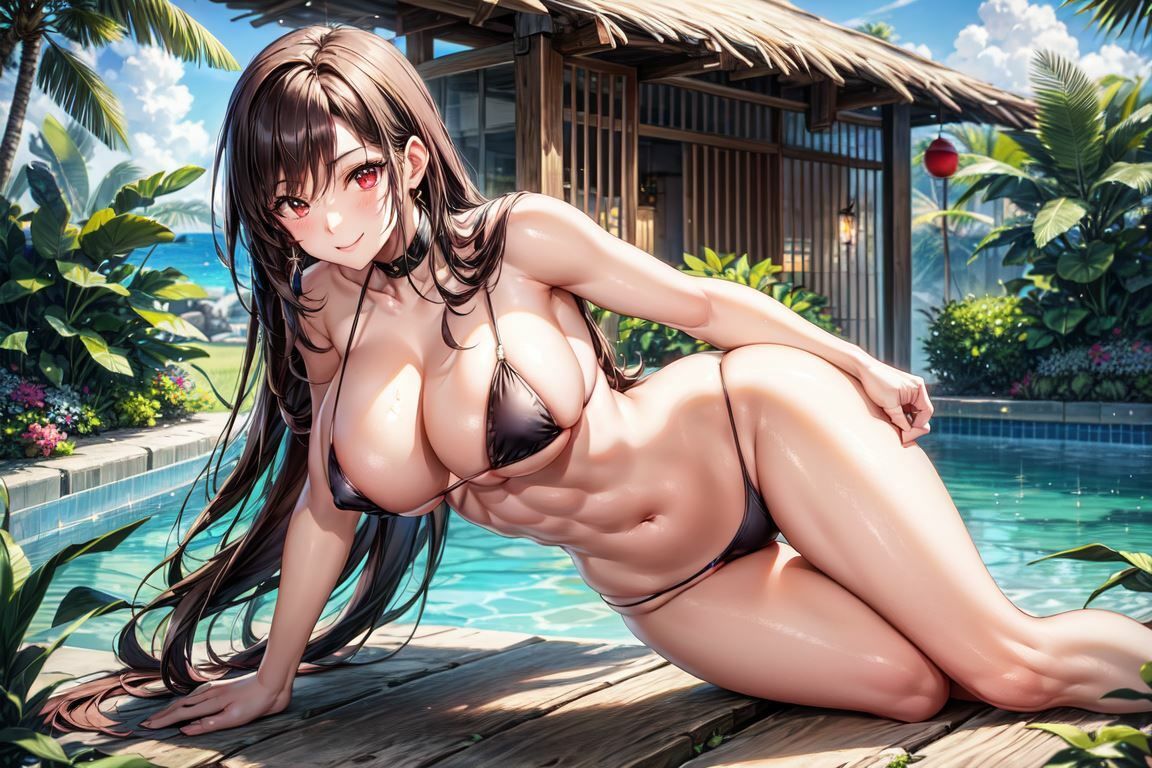 巨乳化したティファ - サンプル画像 10