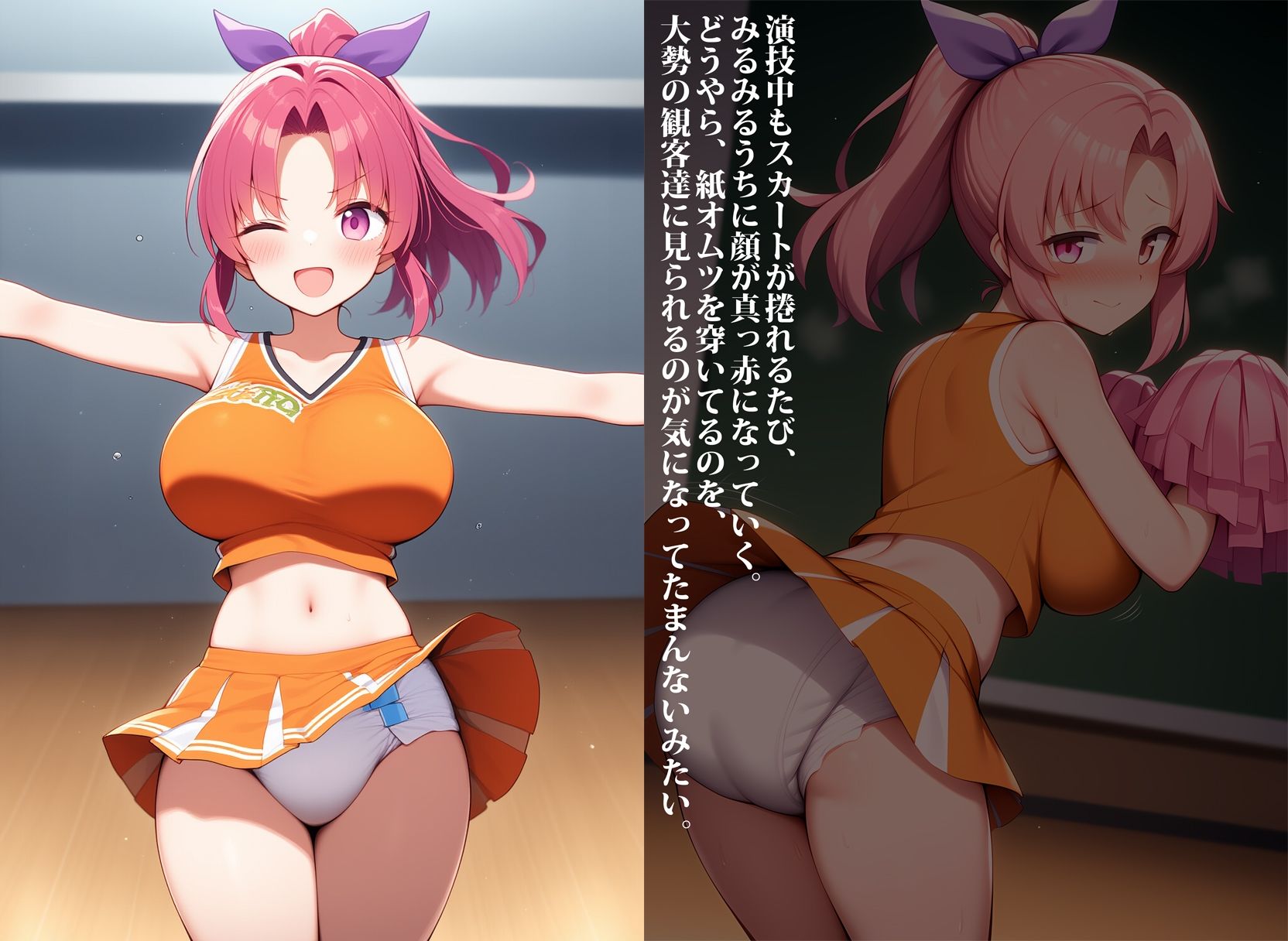 部活中はトイレ禁止！理不尽校則でお漏らししちゃう運動部の汗だく女子達 - サンプル画像 5