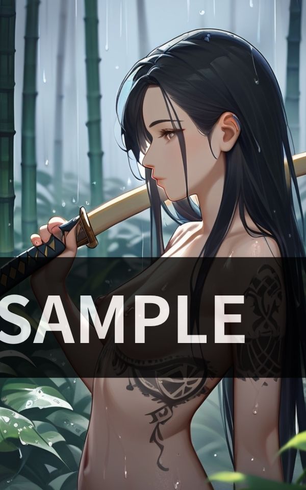 痣が発現していた女剣士たち - サンプル画像 1