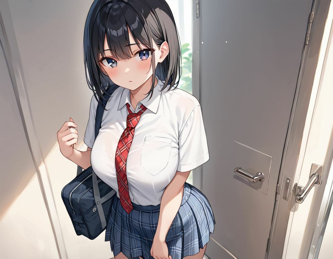 彼氏だけでは物足りない、教師を誘惑する淫乱制服女子 - サンプル画像 2