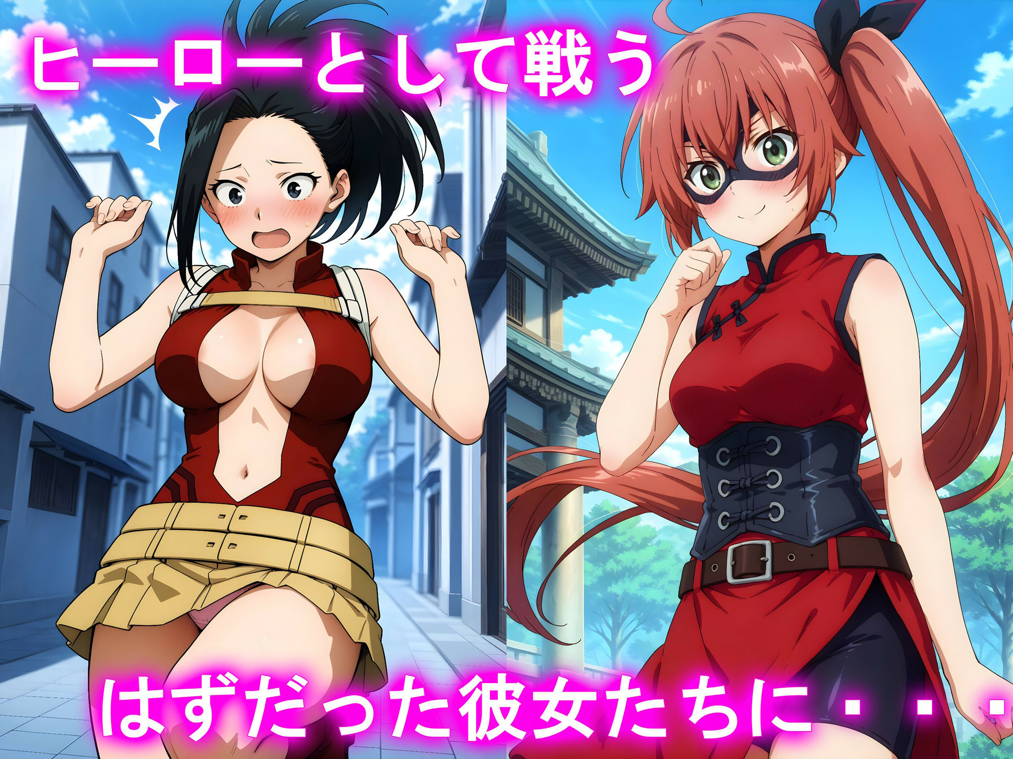 孕ませSEXヒロインズ  〜僕のヒーロアカ○ミア編〜 - サンプル画像 1