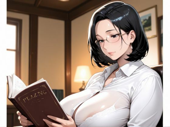 教え子に孕まされた爆乳教師 - サンプル画像 1