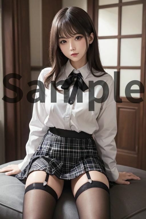 AAS 美女×ガーターベルト【AIグラビア写真集】オーバー200 アメージングAI画像シリーズ - サンプル画像 8