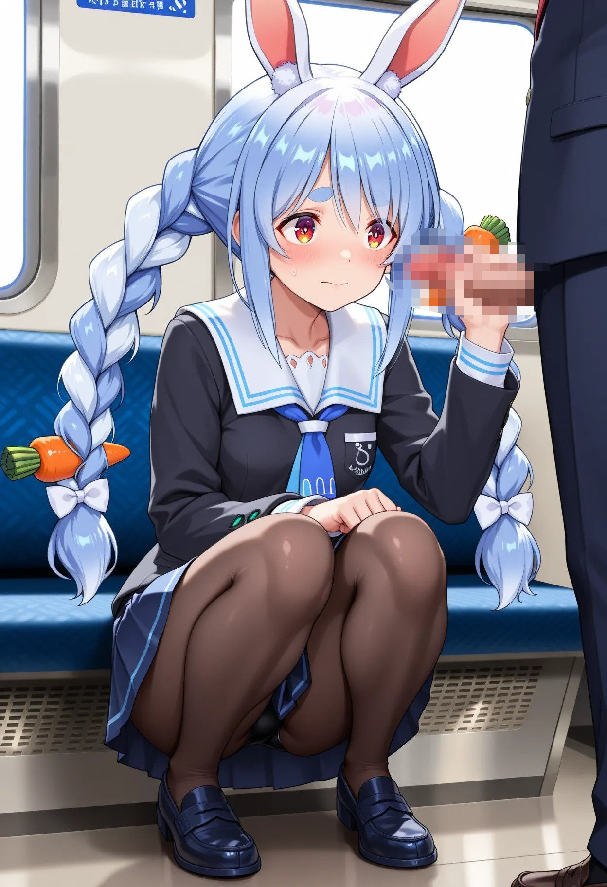 兎田ぺこら  痴●CG集 - サンプル画像 4