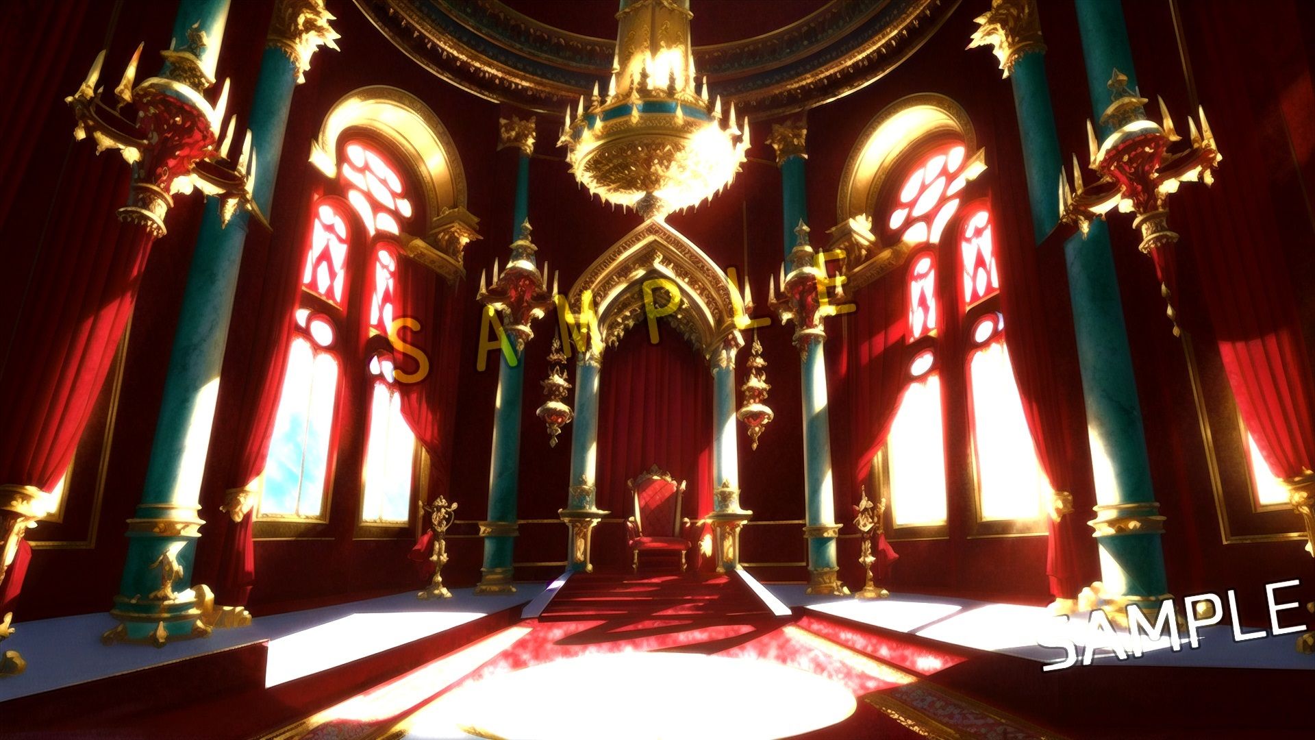 ファンタジー背景素材全12種 - サンプル画像 2