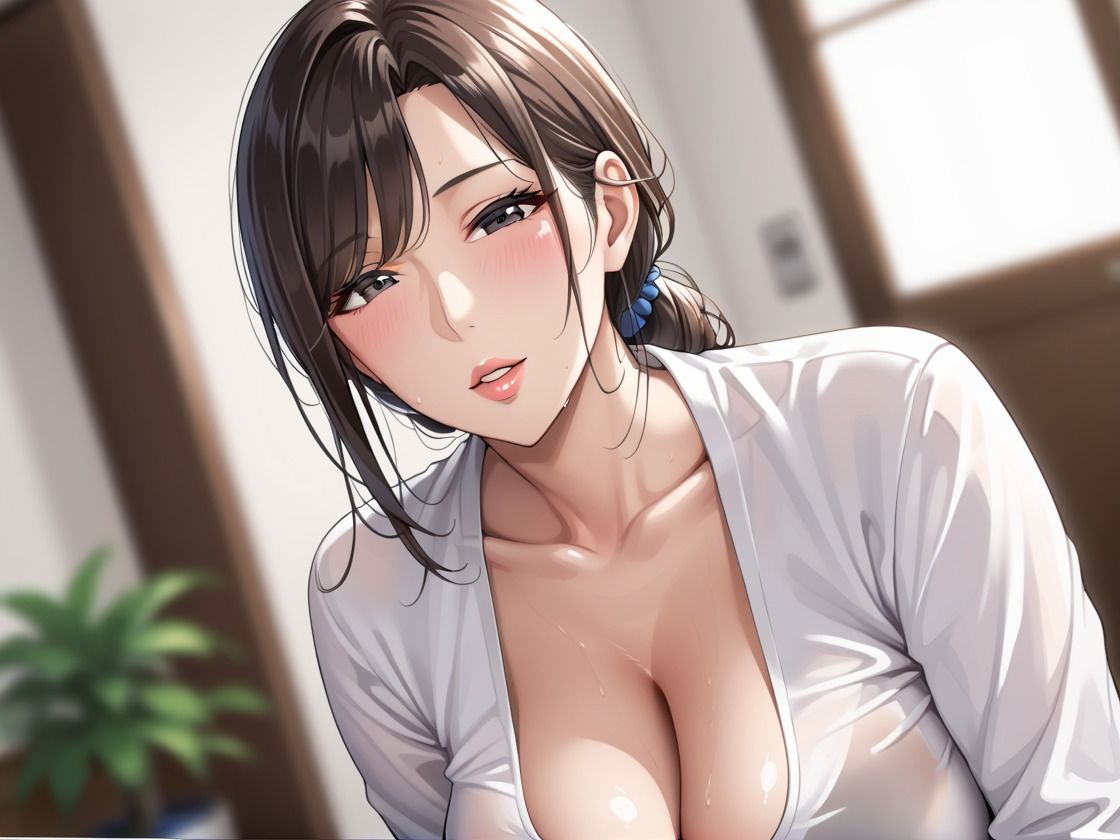出張先のホテルで絶倫上司と不倫SEXに明け暮れる - サンプル画像 1