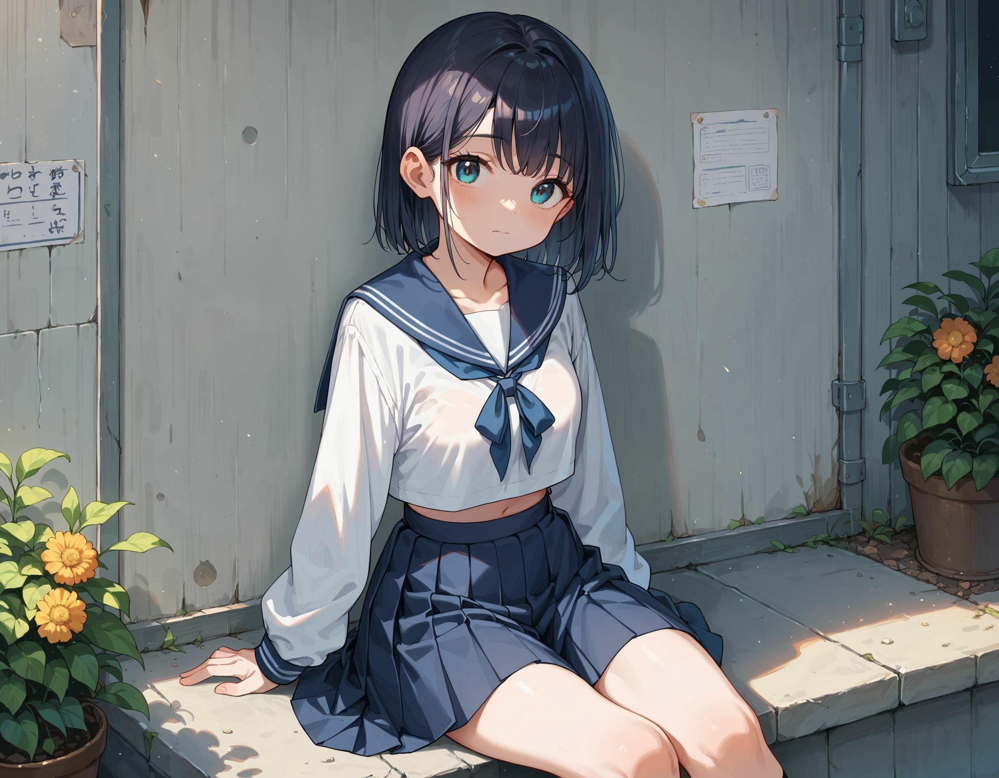 制服少女〜黒髪少女の緊縛プレイ！！ - サンプル画像 5