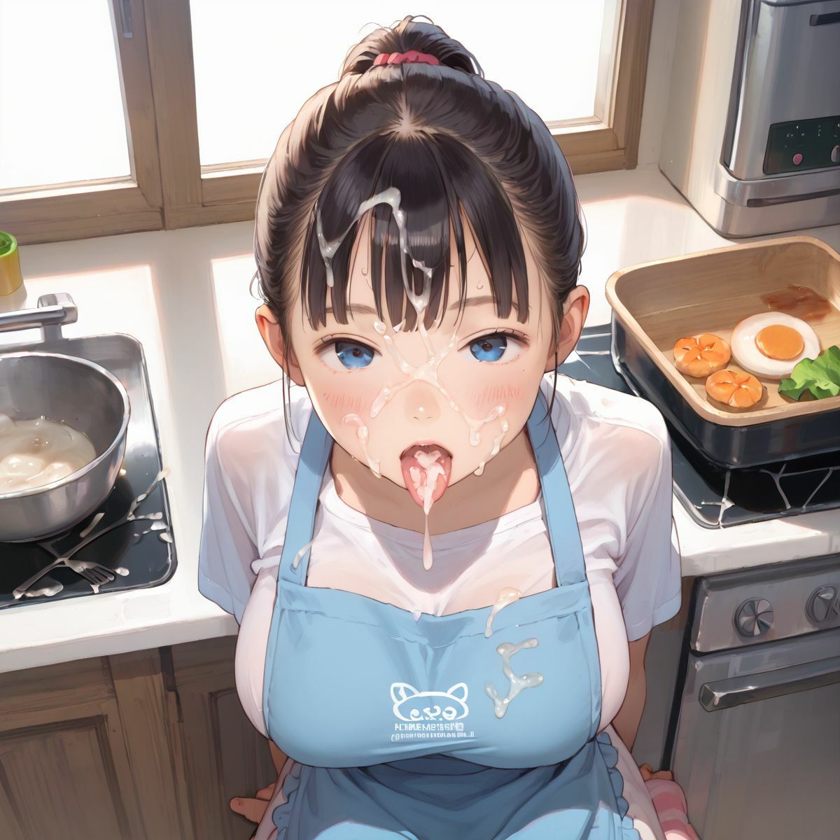 束縛///裸エプロンJKの誘惑っ！06 - サンプル画像 6
