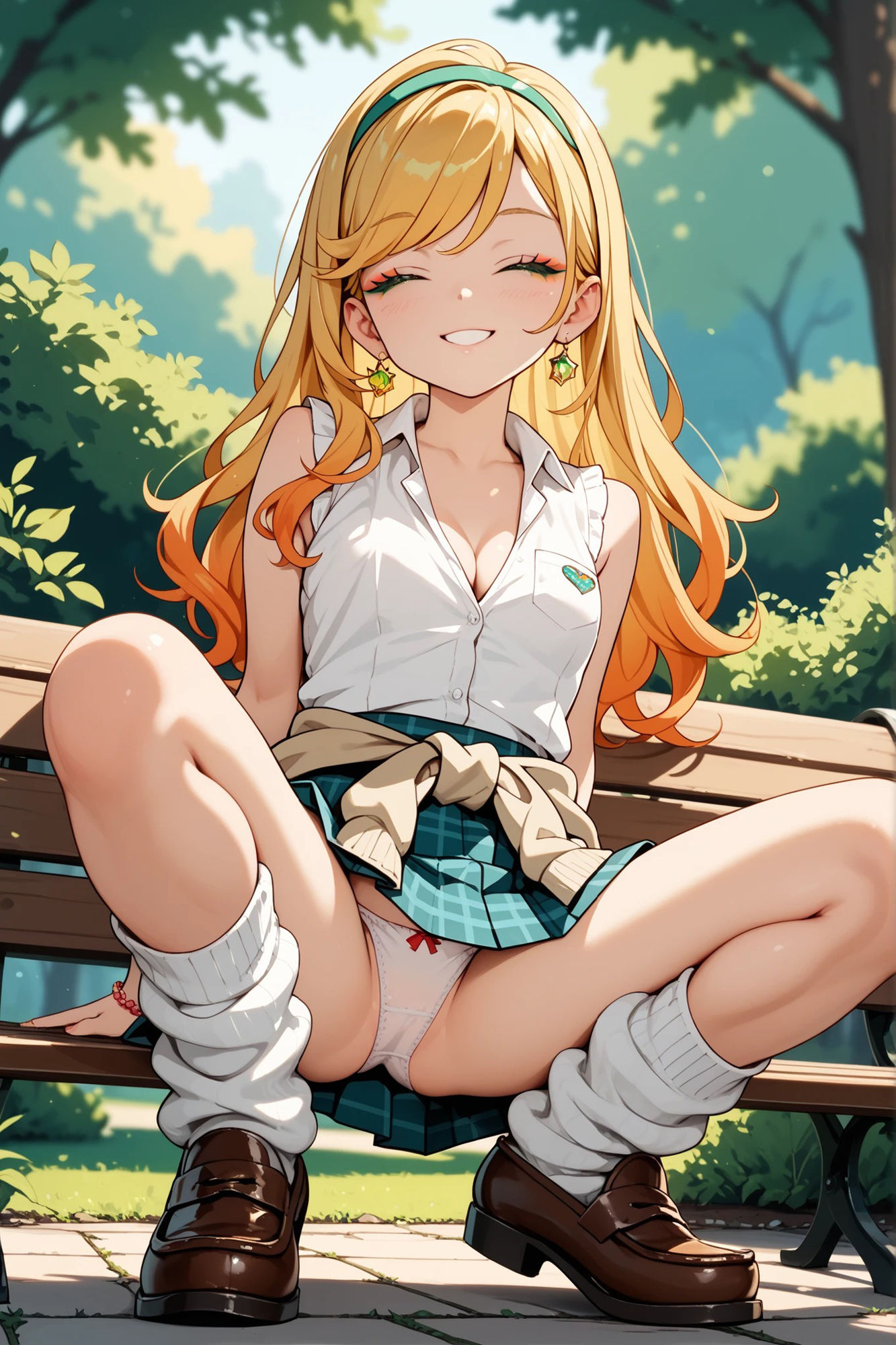 オレンジ髪ちゃんとえっちなえちえち - サンプル画像 3