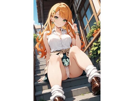 オレンジ髪ちゃんとえっちなえちえち