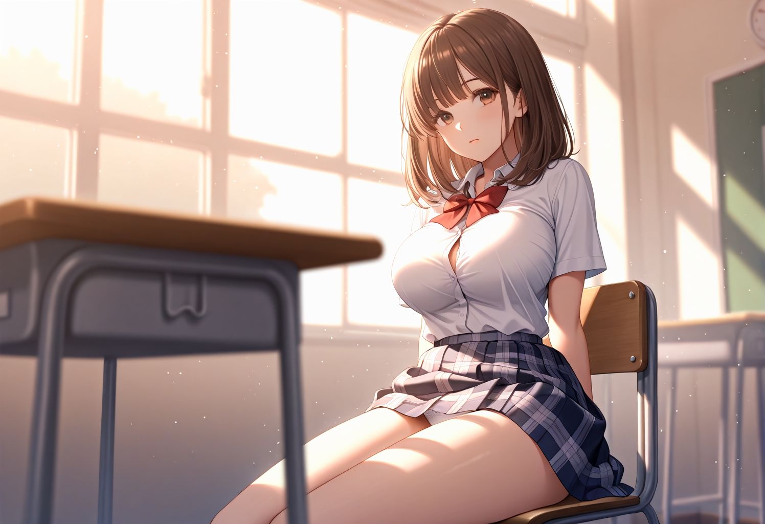 パパ活女子校生と本気セックス - サンプル画像 1