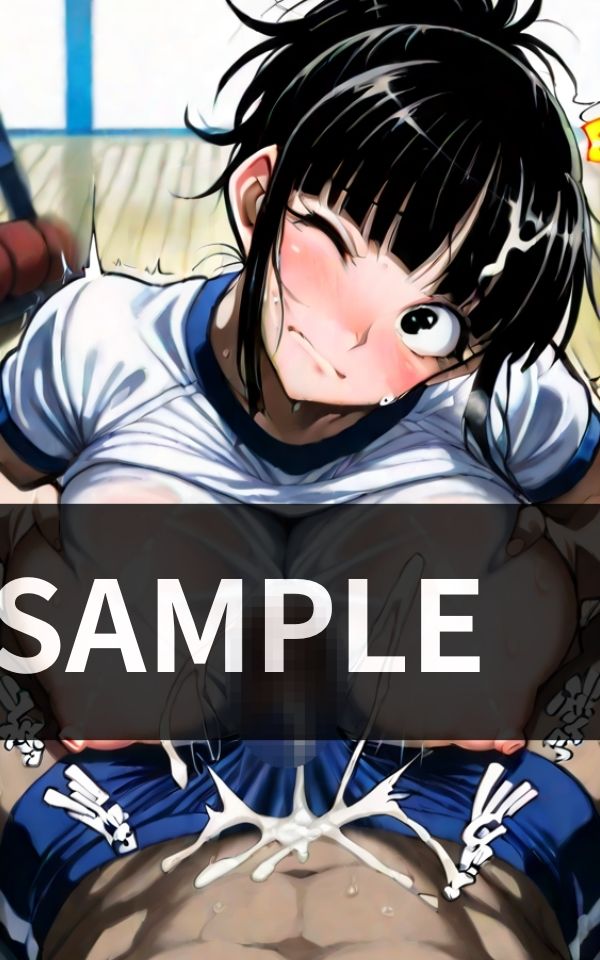 真面目ブルマ女子に パイズリ指導 - サンプル画像 2