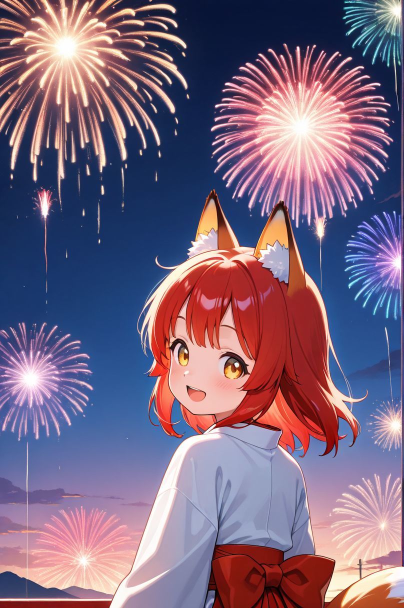 けもみこ★みだれ  お祭りの狐巫女、きょうの姿はなあに？ - サンプル画像 1