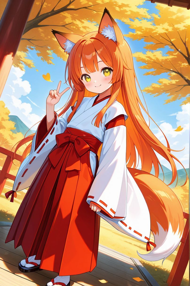 けもみこ★みだれ  お祭りの狐巫女、きょうの姿はなあに？ - サンプル画像 2