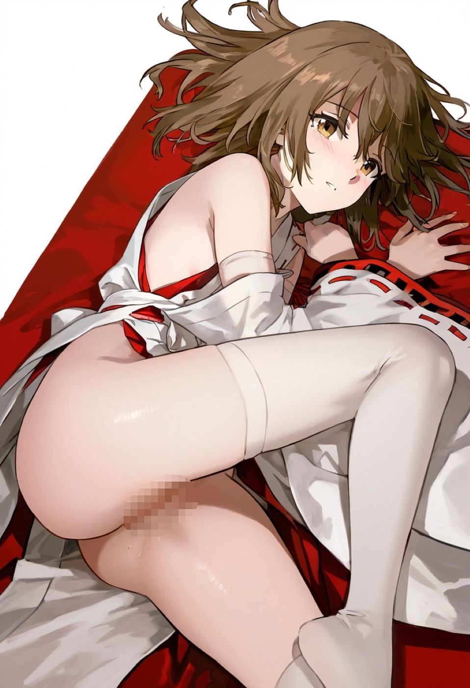 巫女さんのご奉仕 - サンプル画像 4
