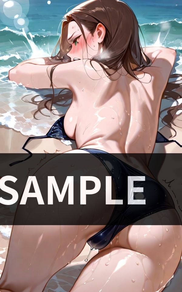 呼吸を確かめるふりして… ビーチで始まる 倒錯プレイ - サンプル画像 2
