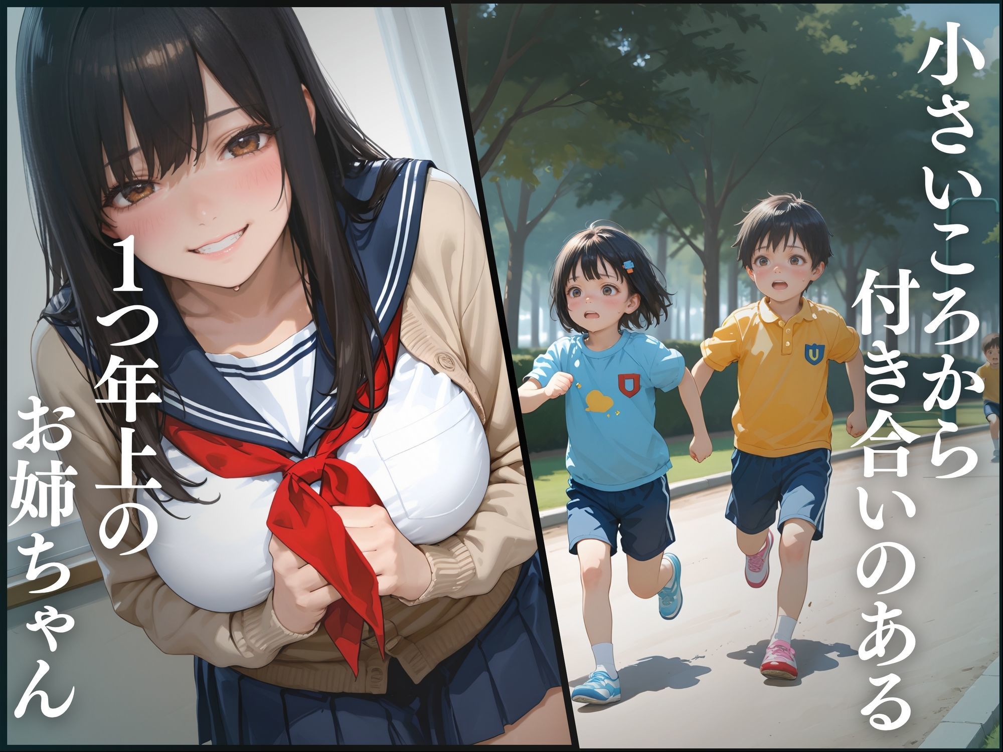 仲の良い年上のお姉ちゃんがヤリチンの先輩とセックスをする話 - サンプル画像 1