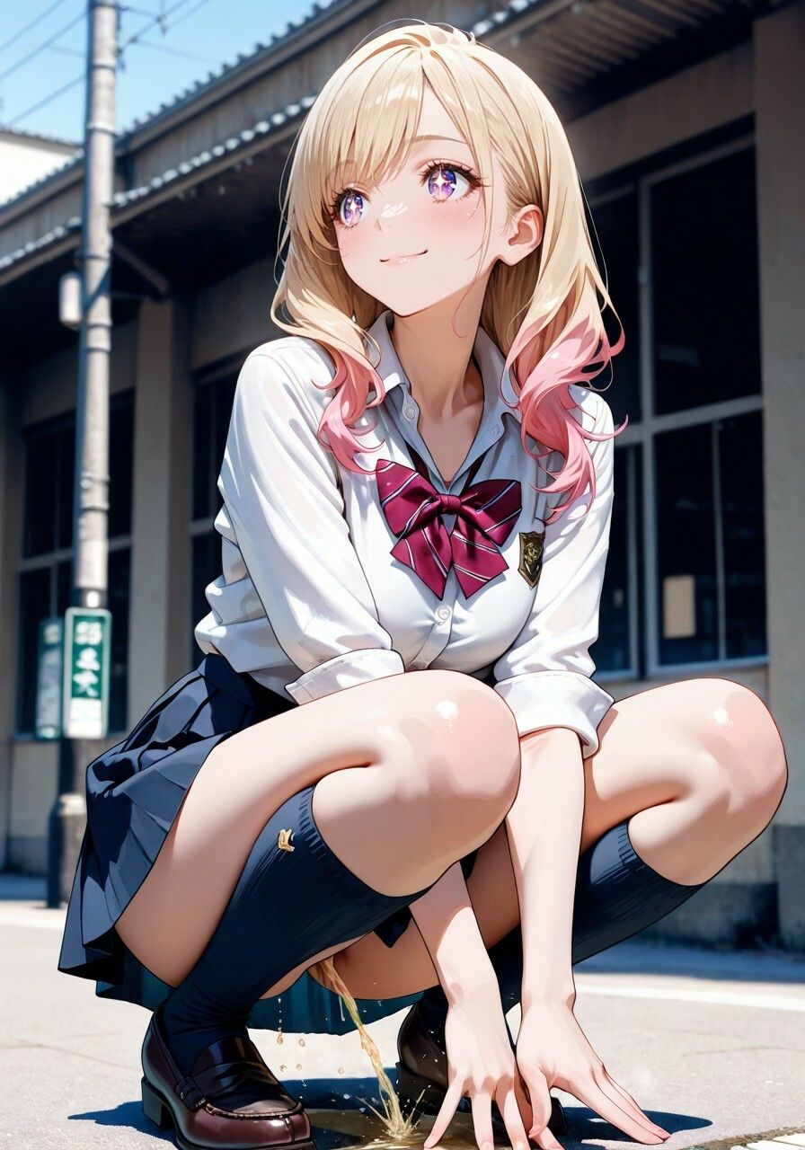 【無修正フルボイス4Kアニメ】制服美少女限定『おもらし探偵』汚（お）パンツを濡らす秘密の瞬間 『質問』目の前で美少女突然おもらしをしたらあなたはどうする？ - サンプル画像 2