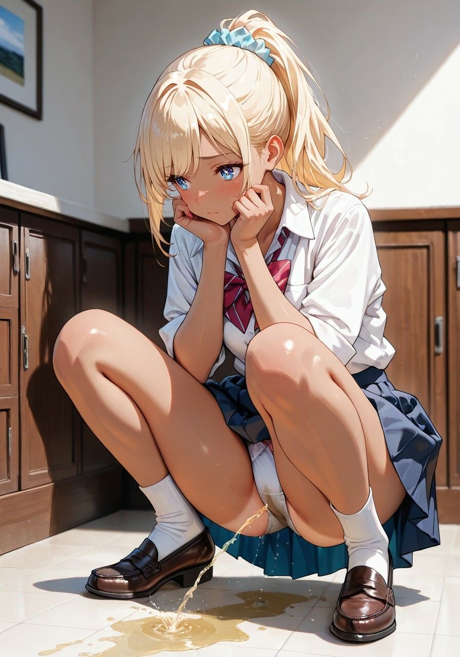 【無修正フルボイス4Kアニメ】制服美少女限定『おもらし探偵』汚（お）パンツを濡らす秘密の瞬間 『質問』目の前で美少女突然おもらしをしたらあなたはどうする？ - サンプル画像 6