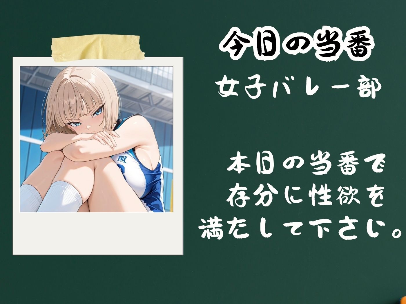 今日の性直担当は君達だ〜女バレ×金髪ギャル〜 - サンプル画像 2