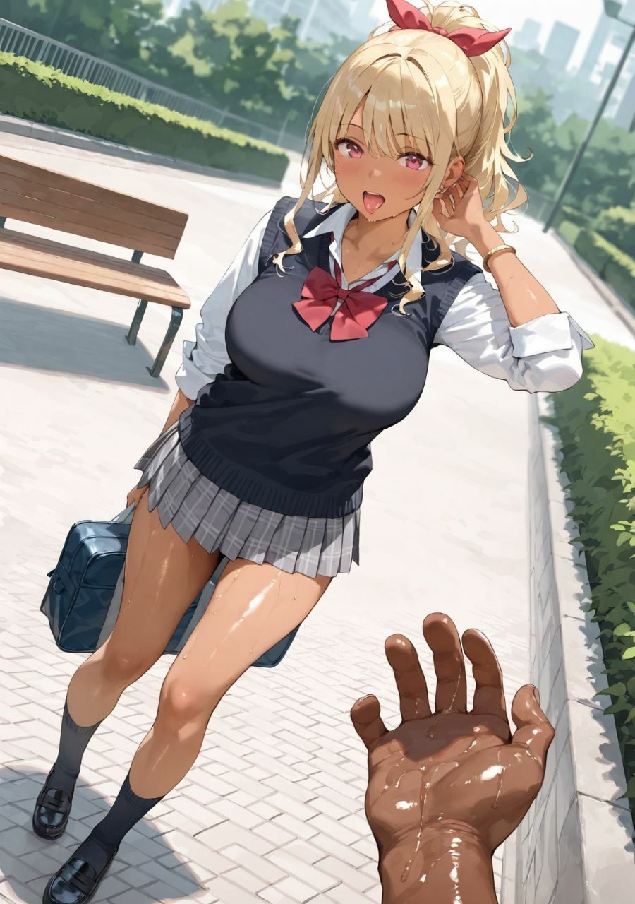有り余る性欲を持て余した黒ギャルと授業をサポって精子が枯れる程貪りあった。2 - サンプル画像 1