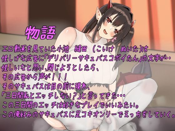 俺好みにサキュバスに色んな足コキをして貰い勃った！ - サンプル画像 2