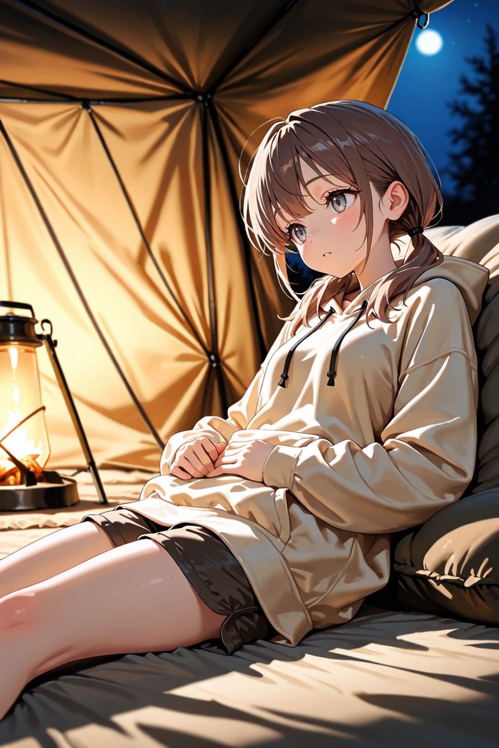 ソロキャンプは危険がいっぱい - サンプル画像 2