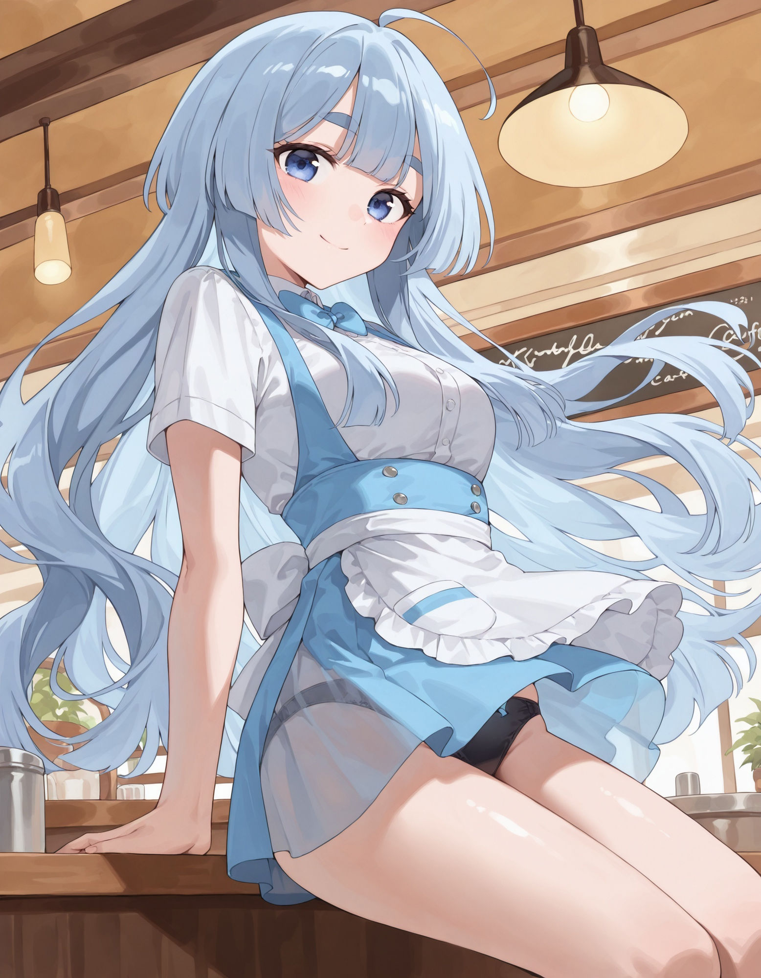 紫〇寺清葉のパンチラ〜ウェイトレス編〜 - サンプル画像 8