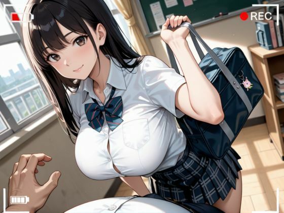 淫乱学園  クラスの巨乳女子校生のハメ撮り記録 - サンプル画像 1