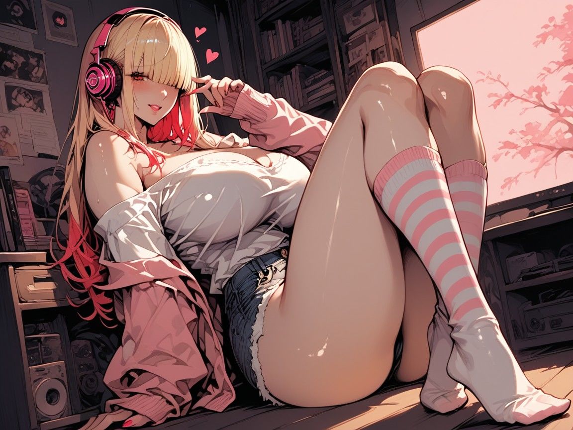 引きこもりギャルにプリントを届けに行ったら、ゲームの話題でめちゃめちゃ意気投合して、めちゃめちゃセックスできた話 - サンプル画像 1