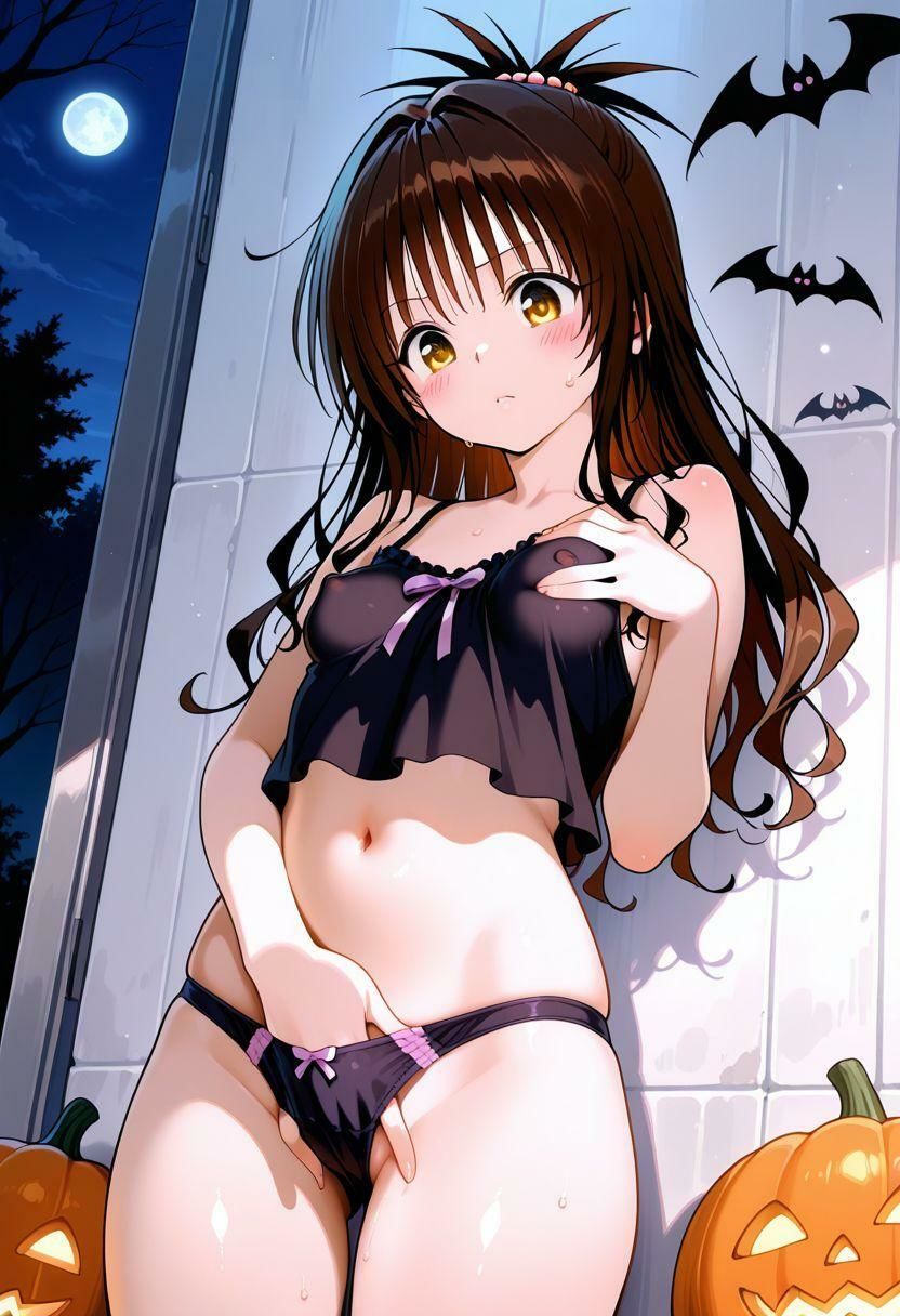 アニメヒロインのえっちなCG集-結〇美柑編（ハロウィン風）- - サンプル画像 7