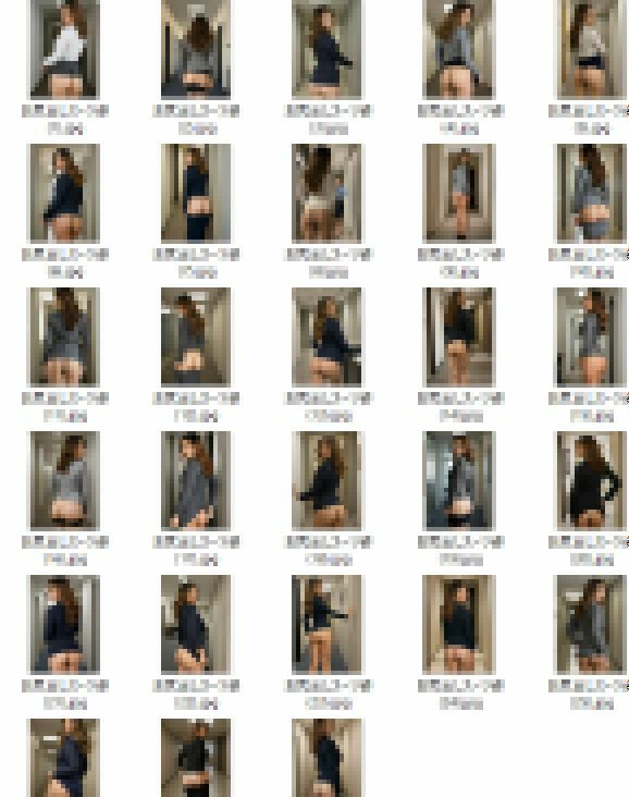 元ヤン美人妻 妊娠前 タイトスカート尻＆尻見せ写真集【全71枚】 - サンプル画像 10