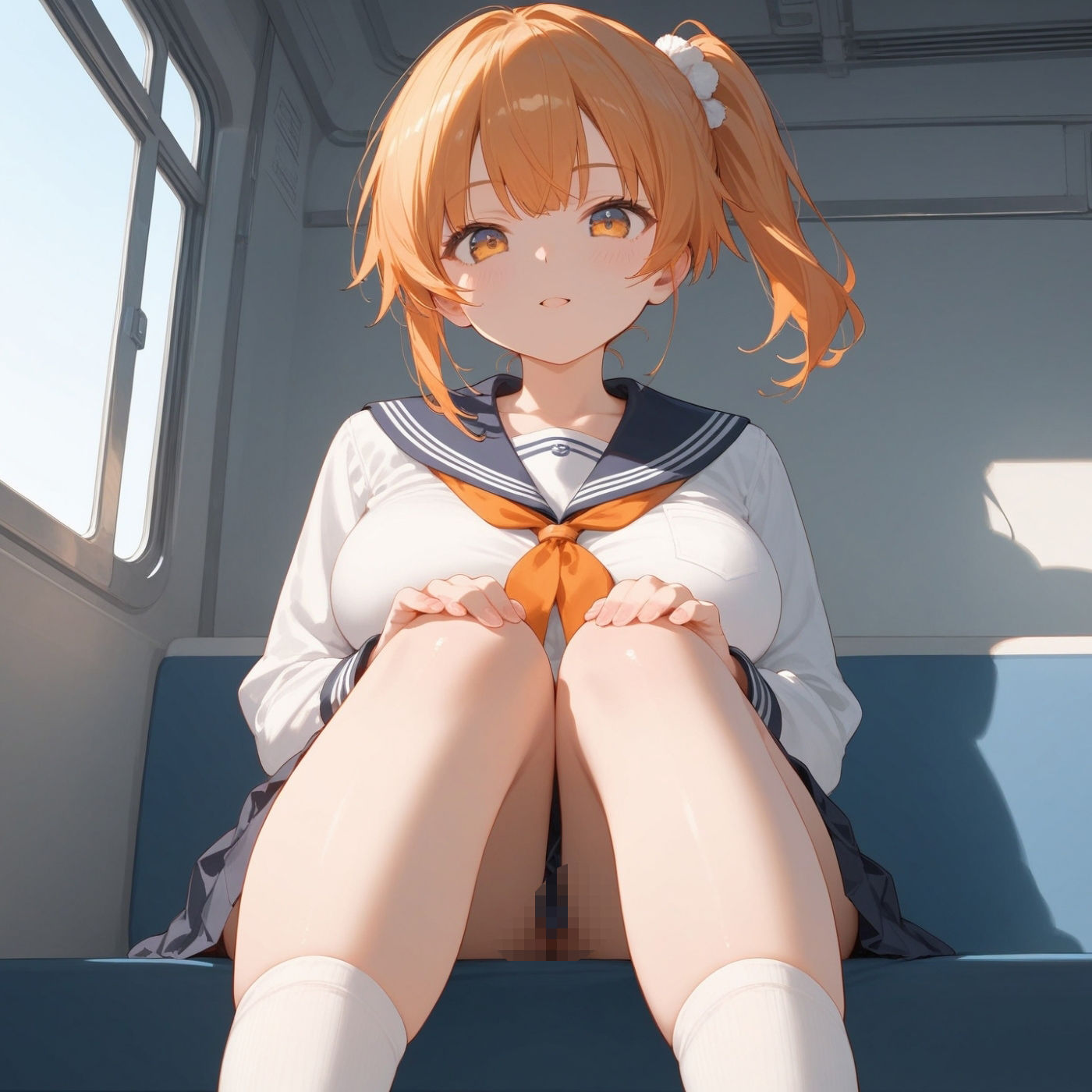 ビッチ用レ●プ車両！乗ったら終点まで乗り継ぎまくってください8【制服美少女の厳選CG500枚収録】 - サンプル画像 3