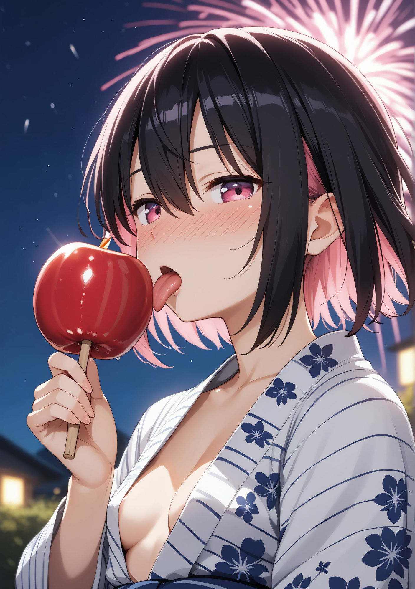 かわいくても男の娘はダメですか？  かえで 夏祭りver. - サンプル画像 3