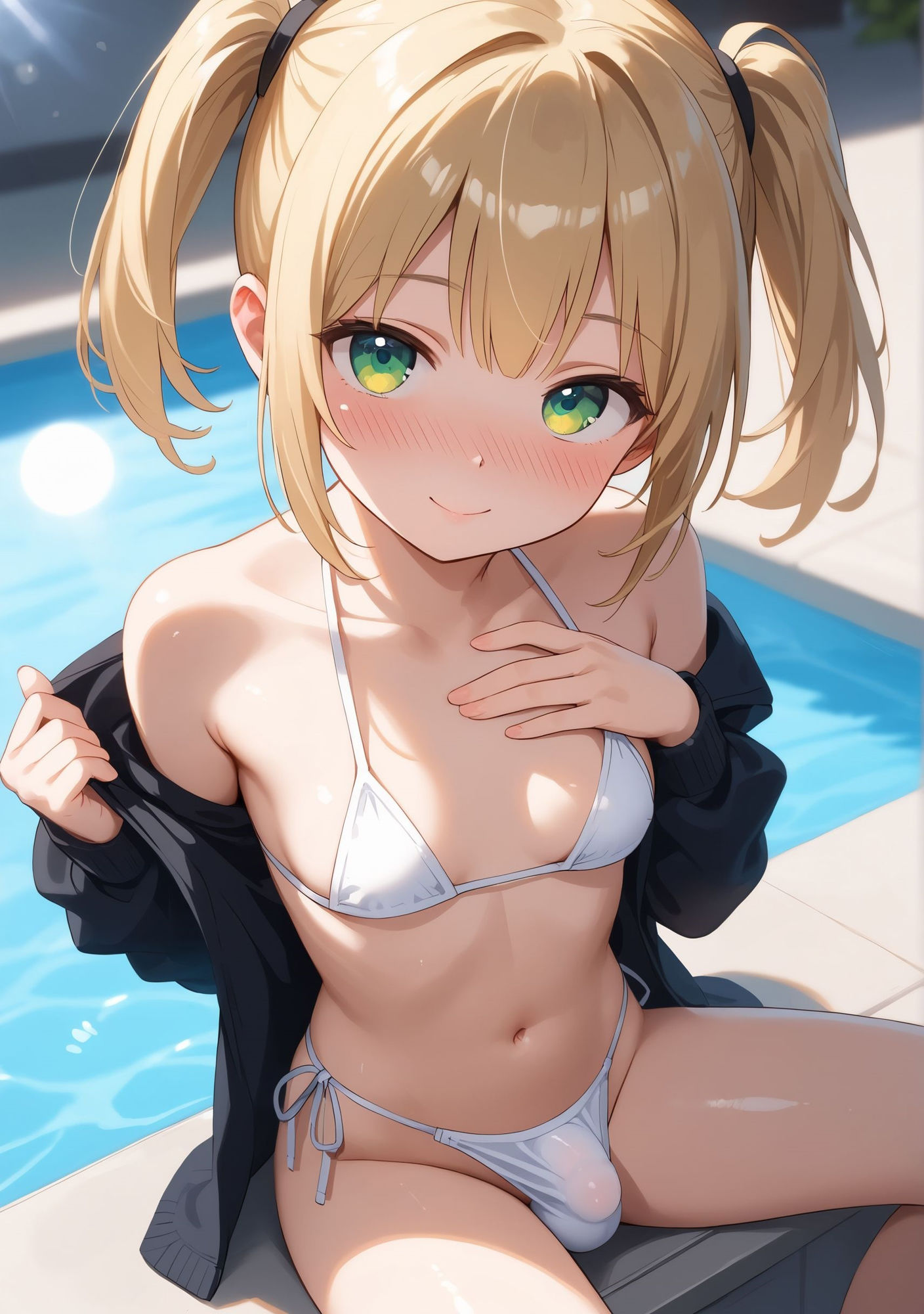 かわいくても男の娘はダメですか？  ひかる 夏祭りver. - サンプル画像 9